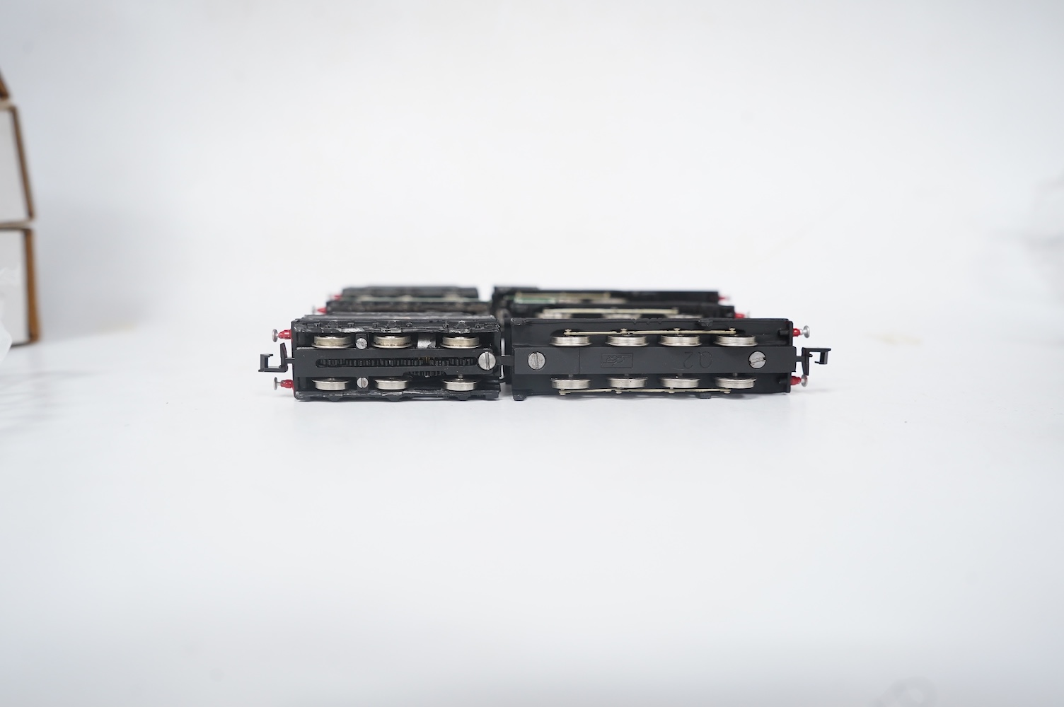 Three boxed Union Mills Models N gauge railway BR locomotives; a Class B12/3, 61572, a Class J39, 64820, and a Class Q2, 63344. Condition - good.